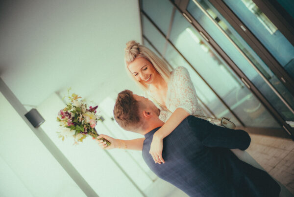 Kristin und Fabian im Arm